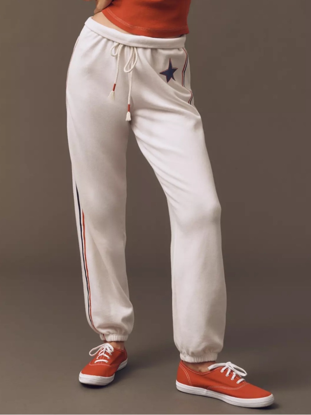 Anthropologie Sundry Terry Side-Stripe Track Joggers NWT